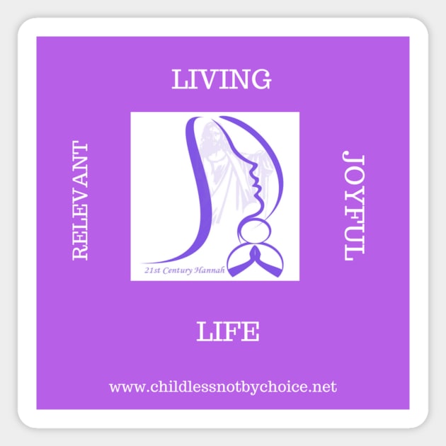 childlessness is not a reason for shame! Sticker by Civilla's Childless not by Choice Store 